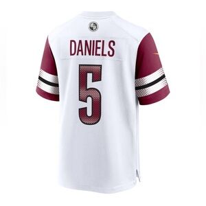 Jayden Daniels Washington Commanders White NIKE NFL Football Jersey NWOT Medium